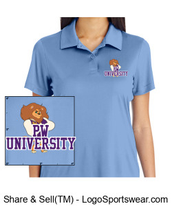 PWU UNIVERSITY LADIES POLO Design Zoom